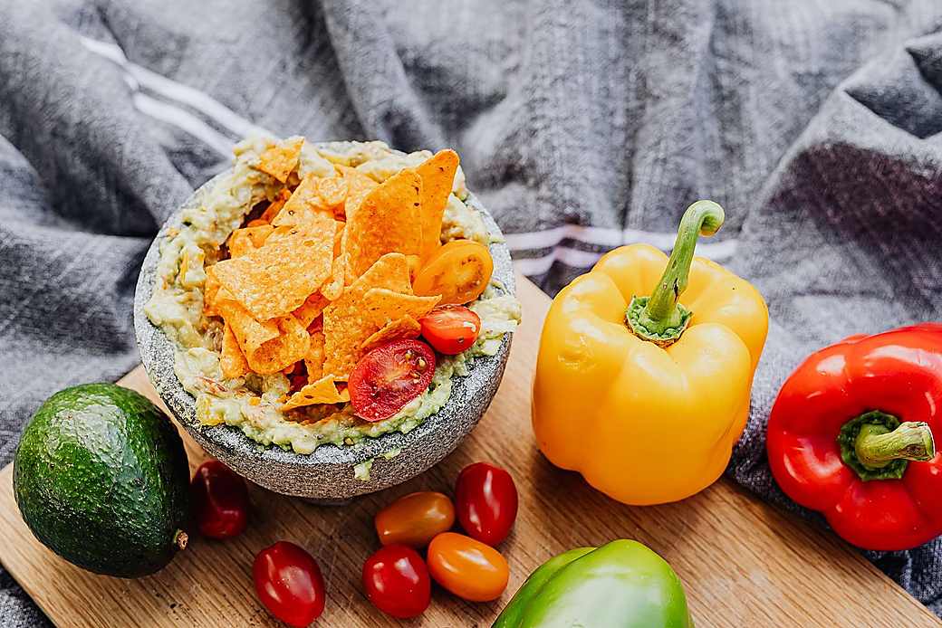 Fresh guacamole and nachos at Rose's Mexican Kitchen